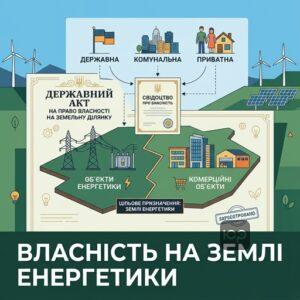 Право власності та комерційне використання земель енергетичної системи