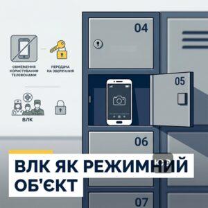 Пояснення ТЦК щодо обмеження використання телефонів на території ВЛК