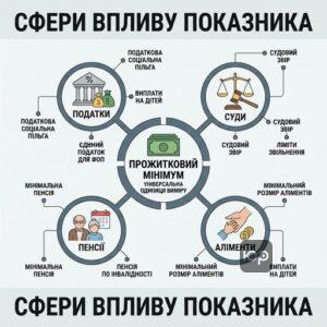 сфери впливу прожиткового мінімуму на життя громадян та бізнес
