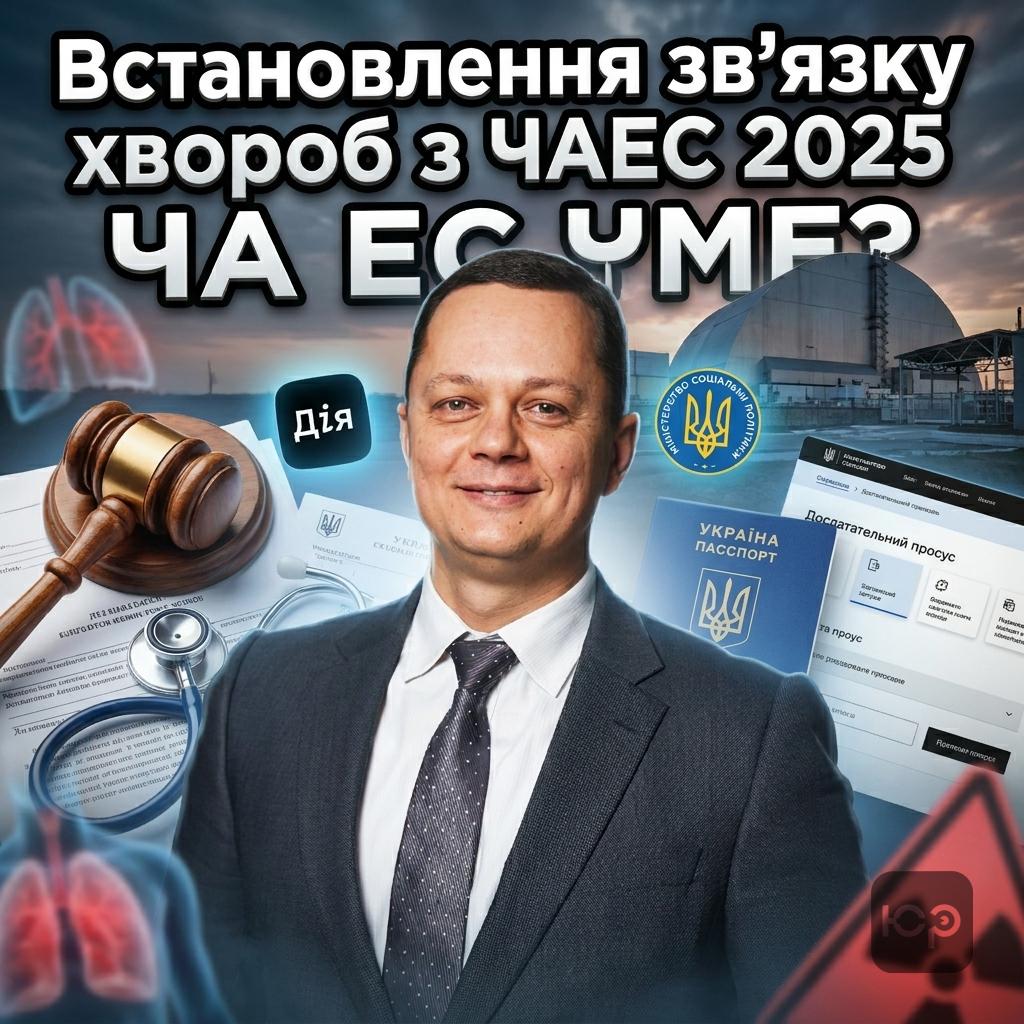 Встановлення причинного зв’язку хвороб, інвалідності та смерті з аварією на ЧАЕС