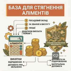 Аліменти з бойових виплат 2026 та перелік доходів військового