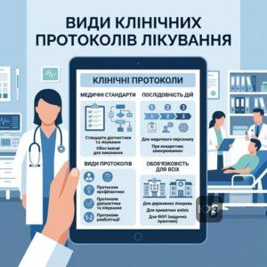 Клінічні протоколи лікування та їх класифікація в Україні