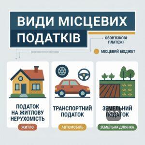 Основні види місцевих податків та зборів в Україні