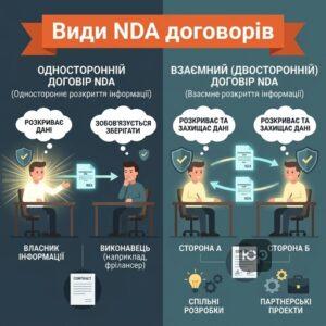 Різниця між одностороннім та взаємним договором про нерозголошення.