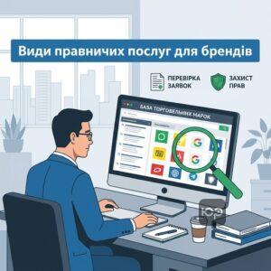 Професійні правничі послуги з аналізу та перевірки торговельної марки перед поданням документів.