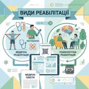 Види реабілітації учасників бойових дій та медичні пакети