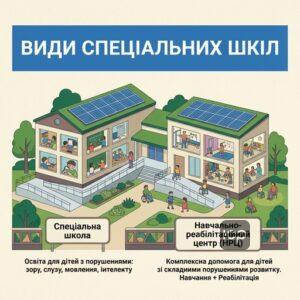Навчання в спеціальних закладах освіти для дітей з особливими освітніми потребами