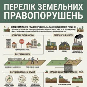 Види земельних правопорушень за законодавством України