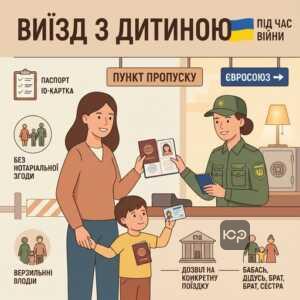 виїзд з дитиною під час війни документи