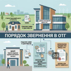 процедура виходу з ОСГ у територіальних громадах через старосту або ЦНАП