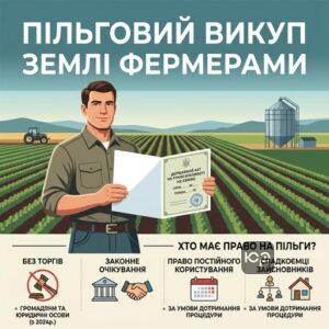 викуп земельної ділянки фермерським господарством без торгів