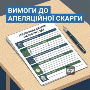 Зразок та вимоги до написання апеляційної скарги на вирок суду за КПК України