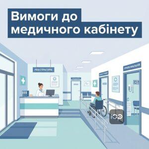 Вимоги до медичного кабінету та обладнання за ліцензійними умовами