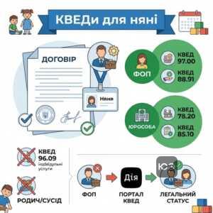 Вимоги до муніципальної няні: ФОП, юрособи та КВЕДи для отримання компенсації