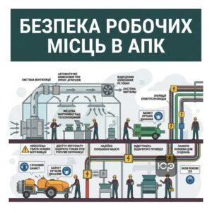 Вимоги безпеки до сільськогосподарського обладнання та вентиляції робочих місць