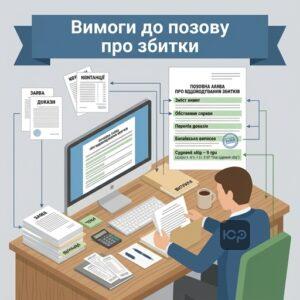 Вимоги до форми та змісту позовної заяви про відшкодування матеріальних збитків від злочину