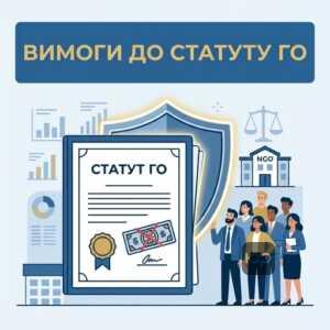 Вимоги Податкового кодексу до статуту громадської організації для отримання статусу неприбутковості