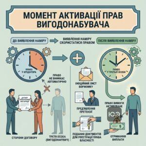Момент виникнення права вимоги третьої особи за договором страхування або вкладу