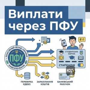 Виплата стипендії через Пенсійний фонд України