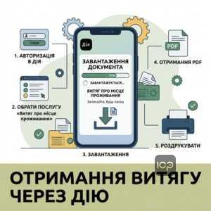 як отримати витяг про місце проживання онлайн через дію