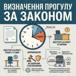 Визначення прогулу за трудовим законодавством України