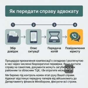 Кроки для початку роботи з адвокатом щодо виплати 15 мільйонів
