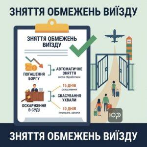 Порядок зняття або оскарження тимчасового обмеження на виїзд за кордон