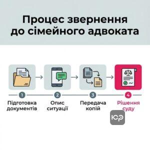 Покрокова схема звернення до адвоката з розлучень у Києві