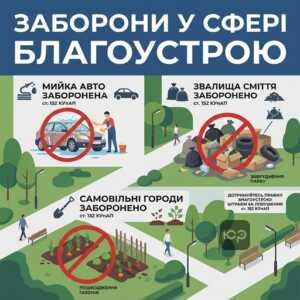 заборони у сфері благоустрою та стаття 152 КУпАП для бізнесу