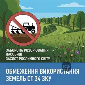 Заборона розорювання пасовищ та екологічні обмеження при випасі худоби