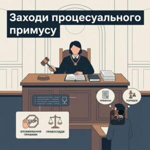 Поняття та мета застосування заходів процесуального примусу в цивільному процесі