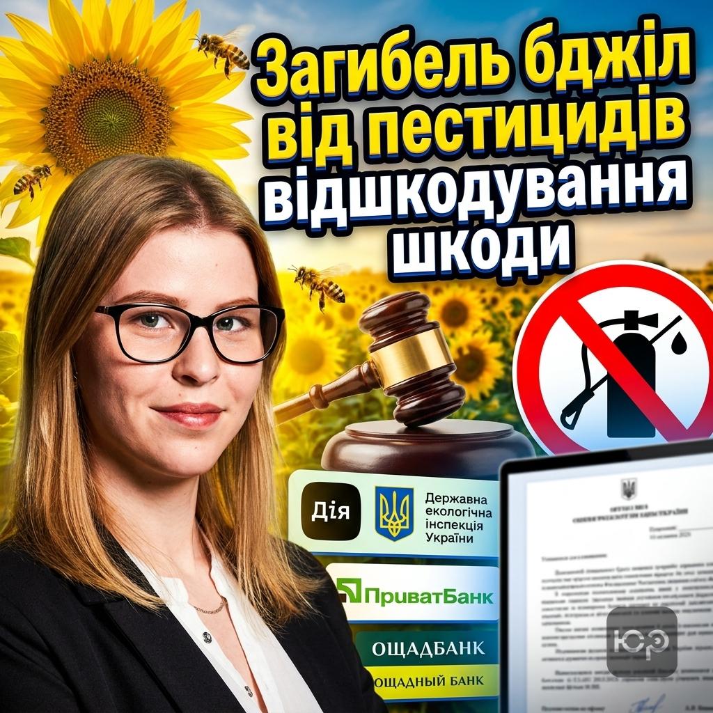 Загибель бджіл від пестицидів: як відшкодувати збитки пасічнику