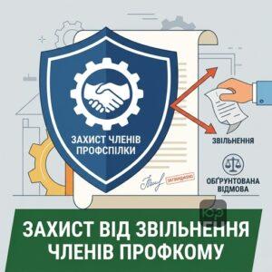 захист членів профспілки від незаконного звільнення та гарантії КЗпП