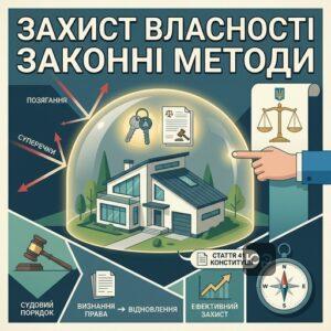 Юридичний захист права власності на нерухомість та майно в судовому порядку