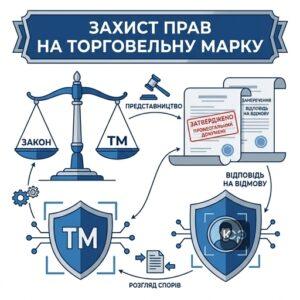 Підготовка процесуальних документів та представництво інтересів у спорах щодо торговельних марок.
