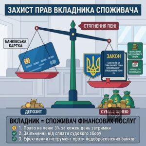 Стягнення пені з банку за депозит як захист прав споживача фінансових послуг