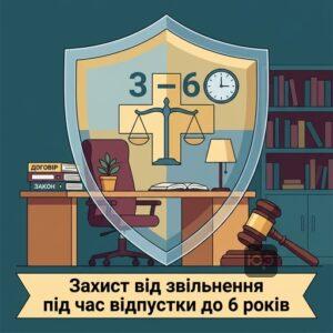 Юридичні гарантії захисту від звільнення під час відпустки до 6 років за статтею 184 КЗпП