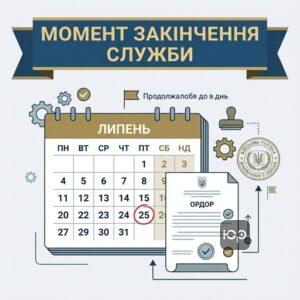 дата закінчення військової служби день виключення зі списків особового складу