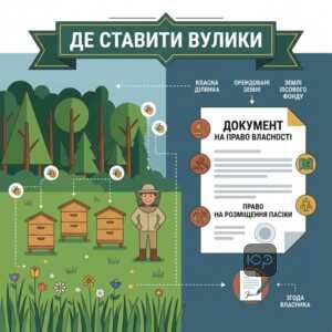 Законне розміщення пасіки на земельній ділянці в Україні