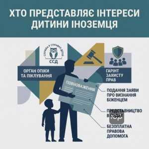 законний представник дитини іноземця в Україні ССД