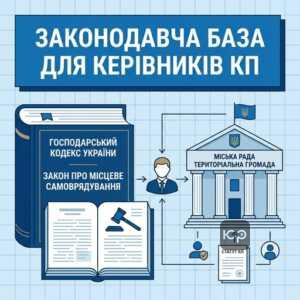 призначення керівника комунального підприємства законодавча база