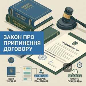 Припинення трудового договору у зв'язку зі смертю працівника згідно КЗпП України