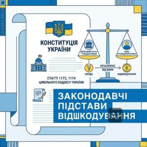 Законодавчі підстави для відшкодування шкоди державними органами та цивільний кодекс