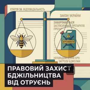 загибель бджіл від отрутохімікатів законодавчий захист пасічника