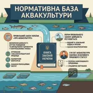 Правове регулювання аквакультури в Україні: законодавчі основи рибництва.