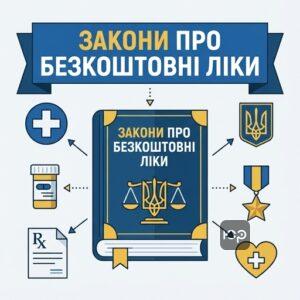 Законодавча база та закони, які гарантують безкоштовні ліки для УБД в Україні