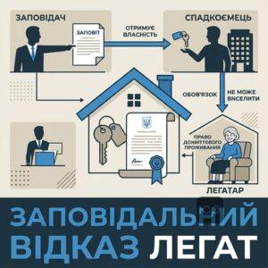 Заповідальний відказ або легат на право користування житлом