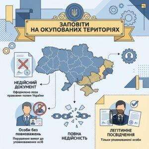 Особливості нікчемності заповітів посвідчених на тимчасово окупованих територіях України