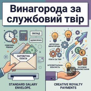 Виплата авторської винагороди працівнику за створення службового твору