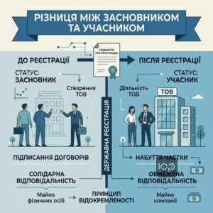 Відповідальність засновника ТОВ на етапі створення та діяльності компанії